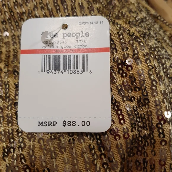 Host Pick 💛 Free People Intimately Golden Glow ✨️ Dress NWT - Picture 11 of 11